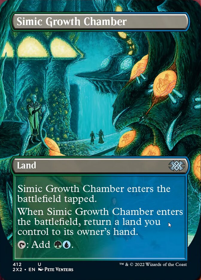 Simic Growth Chamber (Borderless Alternate Art) [Double Masters 2022] | Galactic Gamez