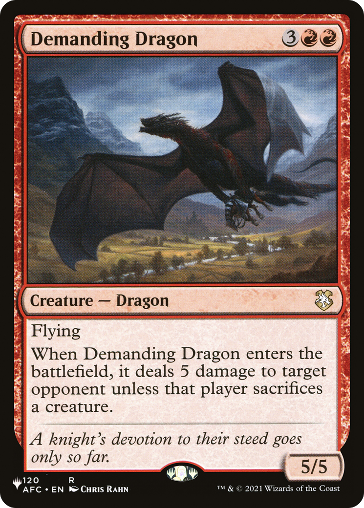 Demanding Dragon [The List] | Galactic Gamez