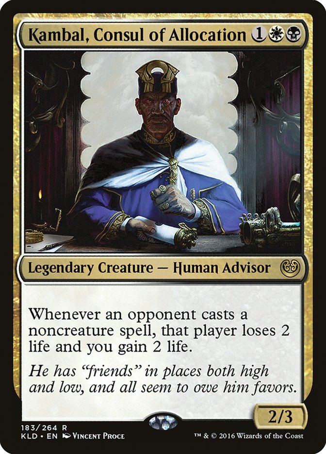 Kambal, Consul of Allocation [Kaladesh] | Galactic Gamez