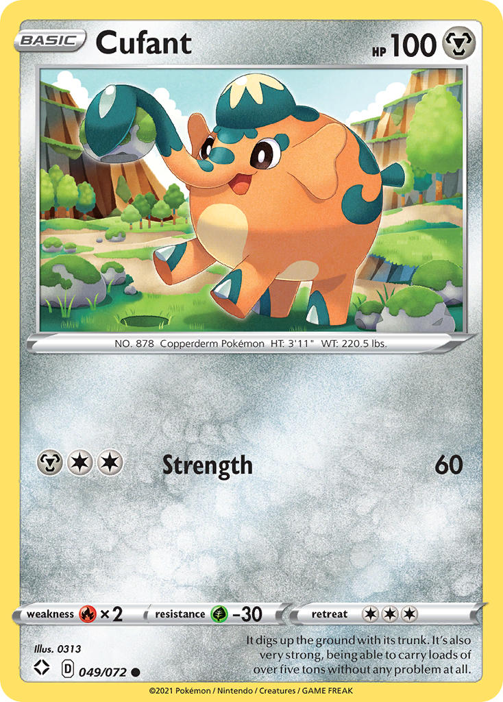 Cufant (049/072) [Sword & Shield: Shining Fates] | Galactic Gamez