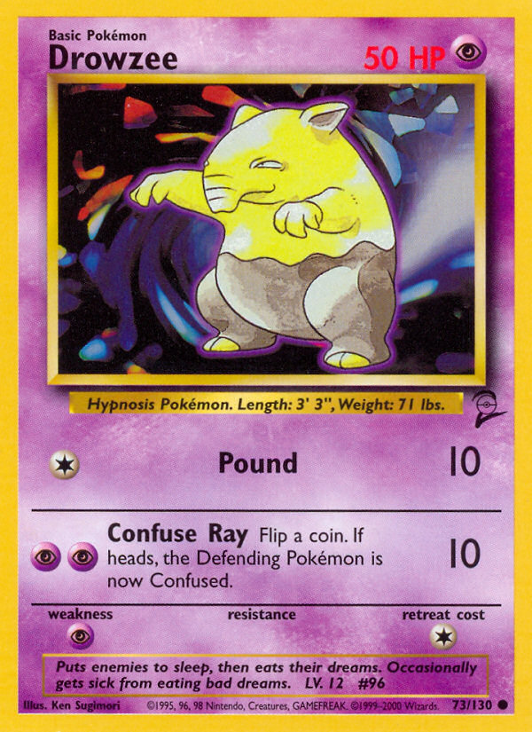 Drowzee (73/130) [Base Set 2] | Galactic Gamez