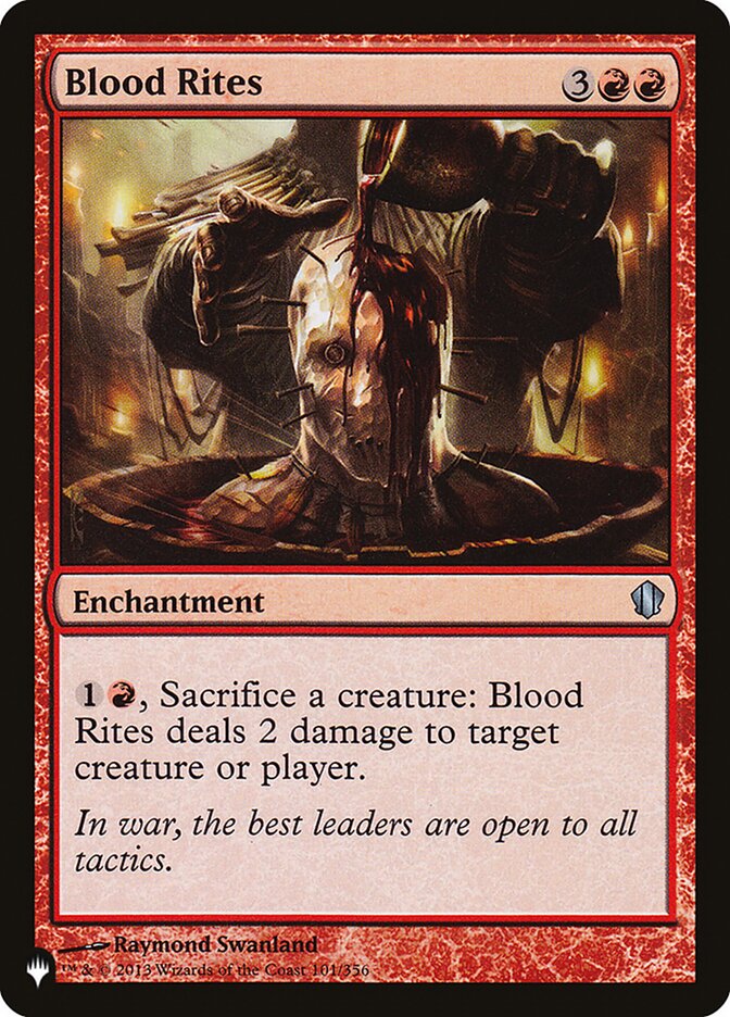 Blood Rites [The List] | Galactic Gamez