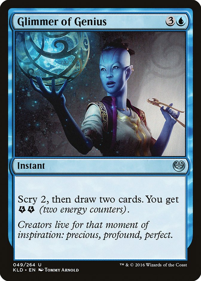 Glimmer of Genius [Kaladesh] | Galactic Gamez