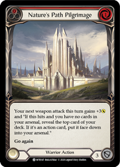 Nature's Path Pilgrimage (Red) [U-WTR147] (Welcome to Rathe Unlimited)  Unlimited Rainbow Foil | Galactic Gamez