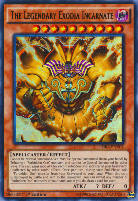 The Legendary Exodia Incarnate [LDK2-ENY01] Ultra Rare | Galactic Gamez