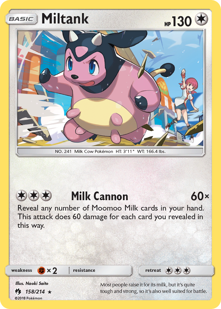Miltank (158/214) [Sun & Moon: Lost Thunder] | Galactic Gamez