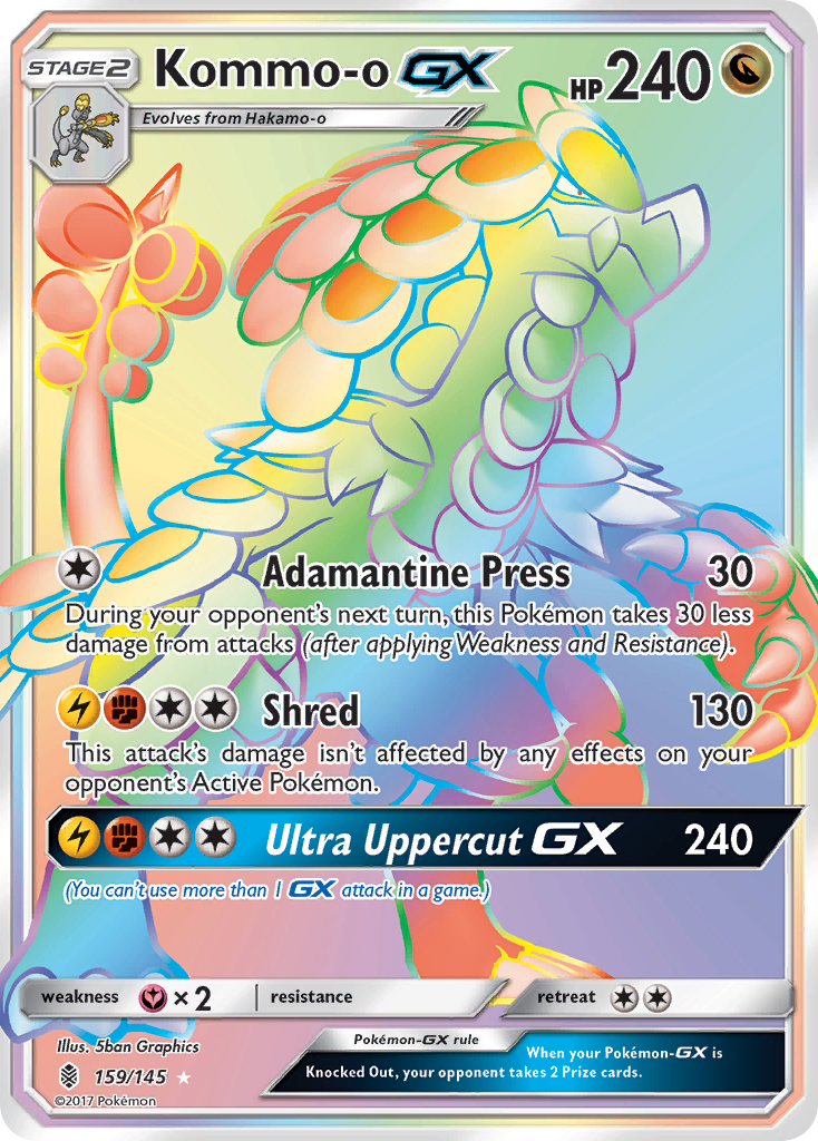 Kommo-o GX (159/145) [Sun & Moon: Guardians Rising] | Galactic Gamez