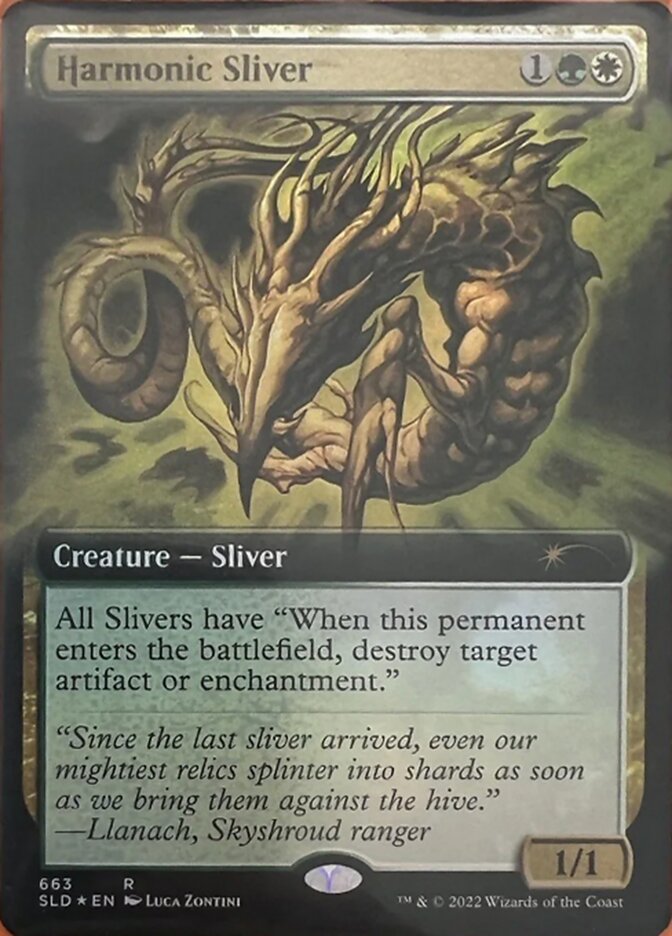 Harmonic Sliver (Extended Art) [Secret Lair Drop Promos] | Galactic Gamez