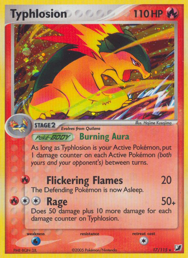 Typhlosion (17/115) [EX: Unseen Forces] | Galactic Gamez