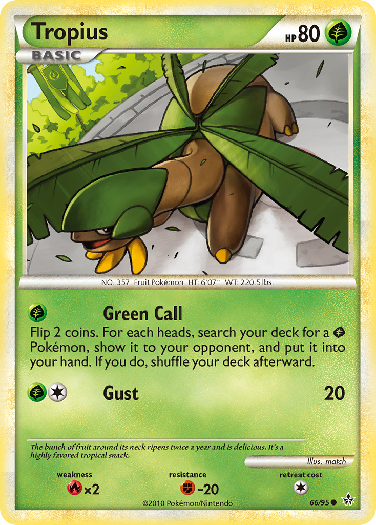 Tropius (66/95) [HeartGold & SoulSilver: Unleashed] | Galactic Gamez