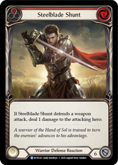 Steelblade Shunt (Red) [U-WTR126] (Welcome to Rathe Unlimited)  Unlimited Rainbow Foil | Galactic Gamez