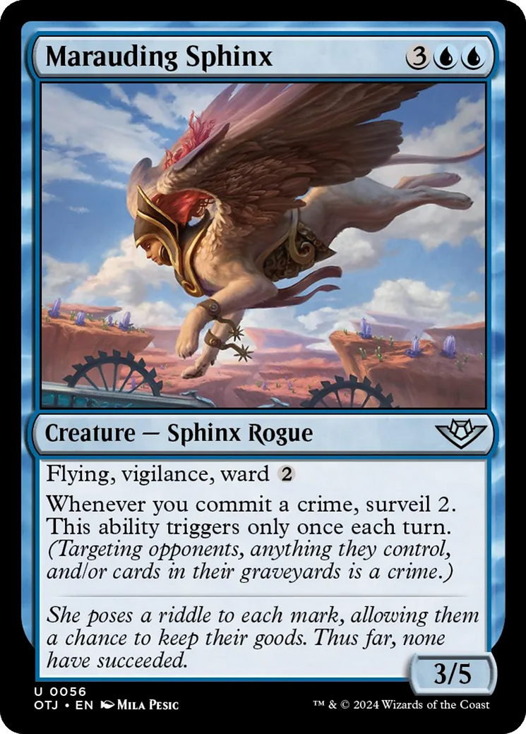 Marauding Sphinx [Outlaws of Thunder Junction] | Galactic Gamez