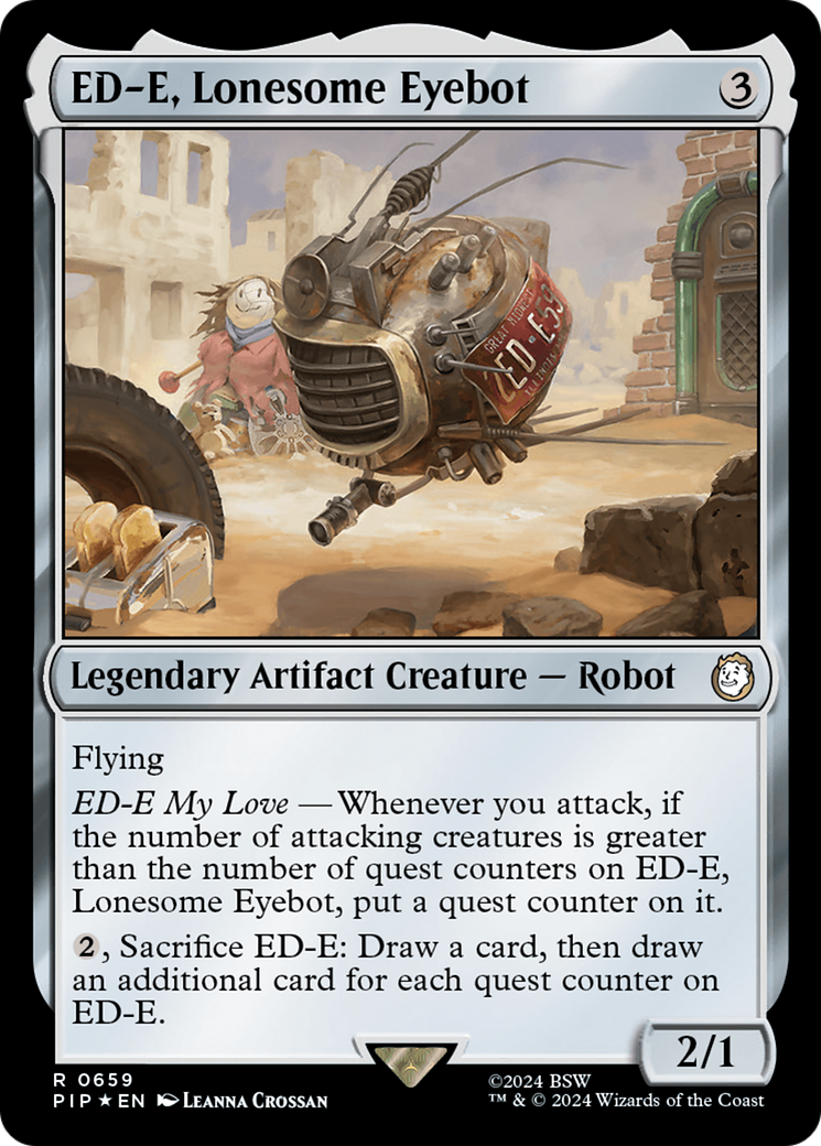 ED-E, Lonesome Eyebot (Surge Foil) [Fallout] | Galactic Gamez