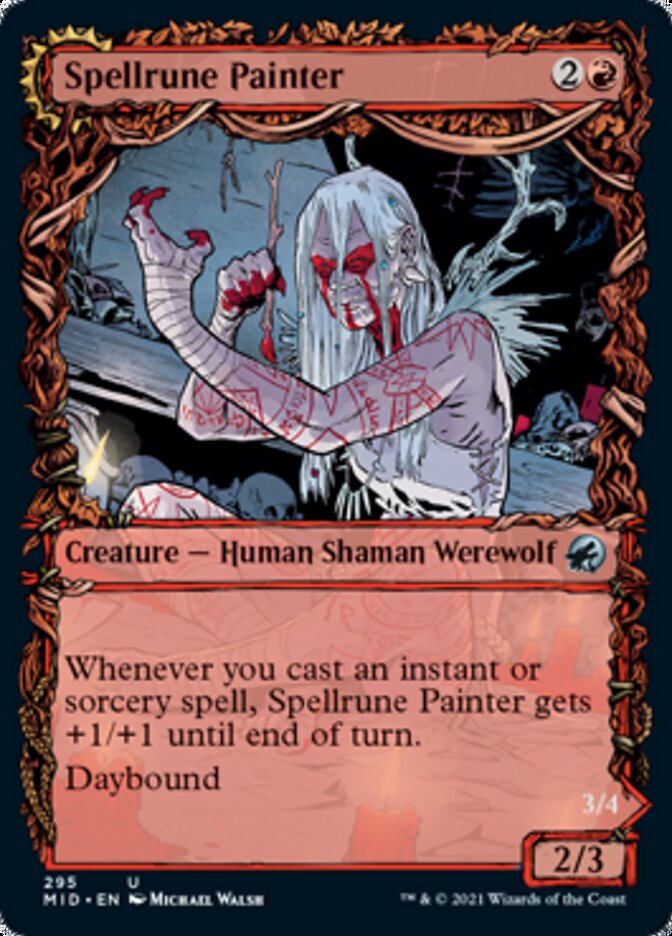 Spellrune Painter // Spellrune Howler (Showcase Equinox) [Innistrad: Midnight Hunt] | Galactic Gamez