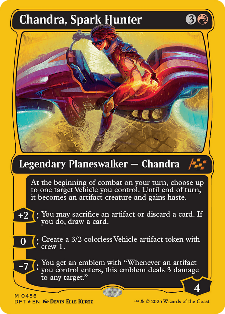 Chandra, Spark Hunter (First-Place Foil) [Aetherdrift] | Galactic Gamez