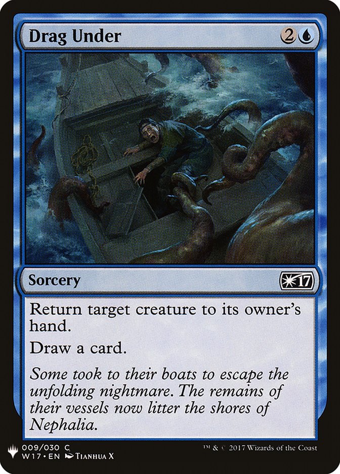 Drag Under [Mystery Booster] | Galactic Gamez