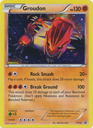 Groudon (XY52) (Jumbo Card) [XY: Black Star Promos] | Galactic Gamez