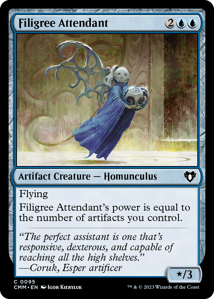 Filigree Attendant [Commander Masters] | Galactic Gamez