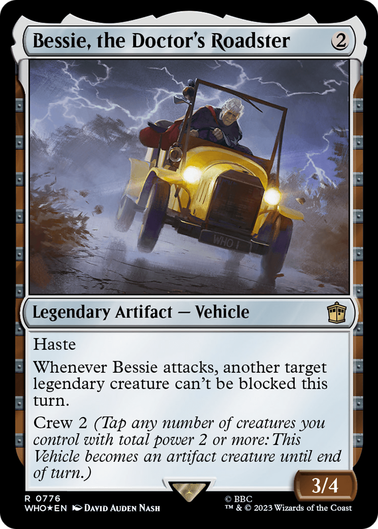 Bessie, the Doctor's Roadster (Surge Foil) [Doctor Who] | Galactic Gamez