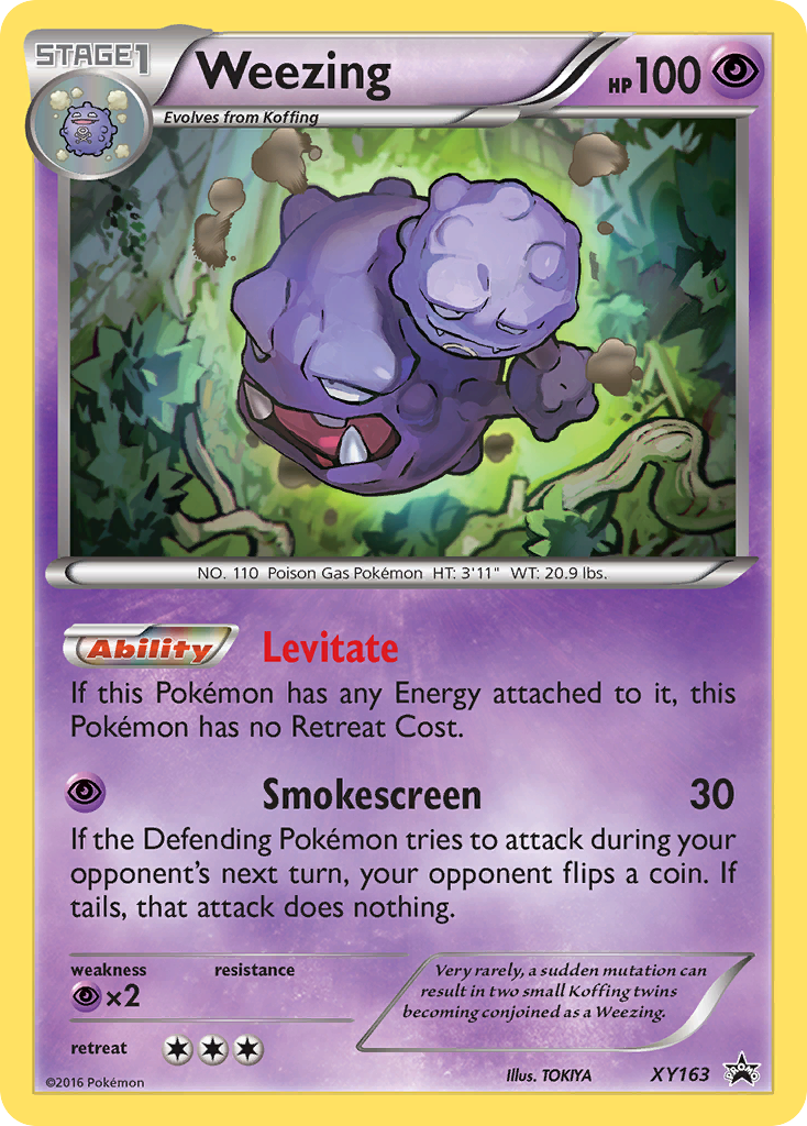 Weezing (XY163) [XY: Black Star Promos] | Galactic Gamez