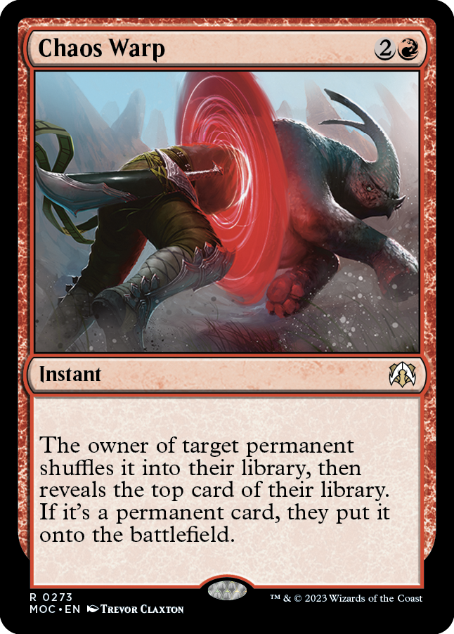 Chaos Warp [March of the Machine Commander] | Galactic Gamez