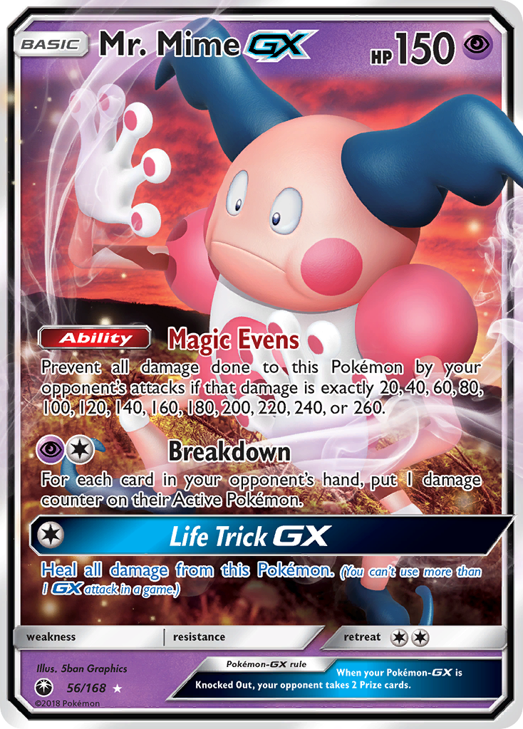 Mr. Mime GX (56/168) [Sun & Moon: Celestial Storm] | Galactic Gamez