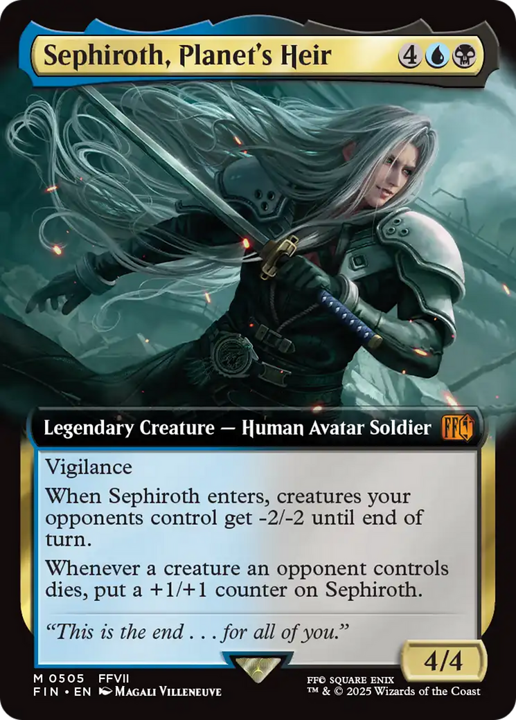 Sephiroth, Planet's Heir (Extended Art) [FINAL FANTASY] | Galactic Gamez