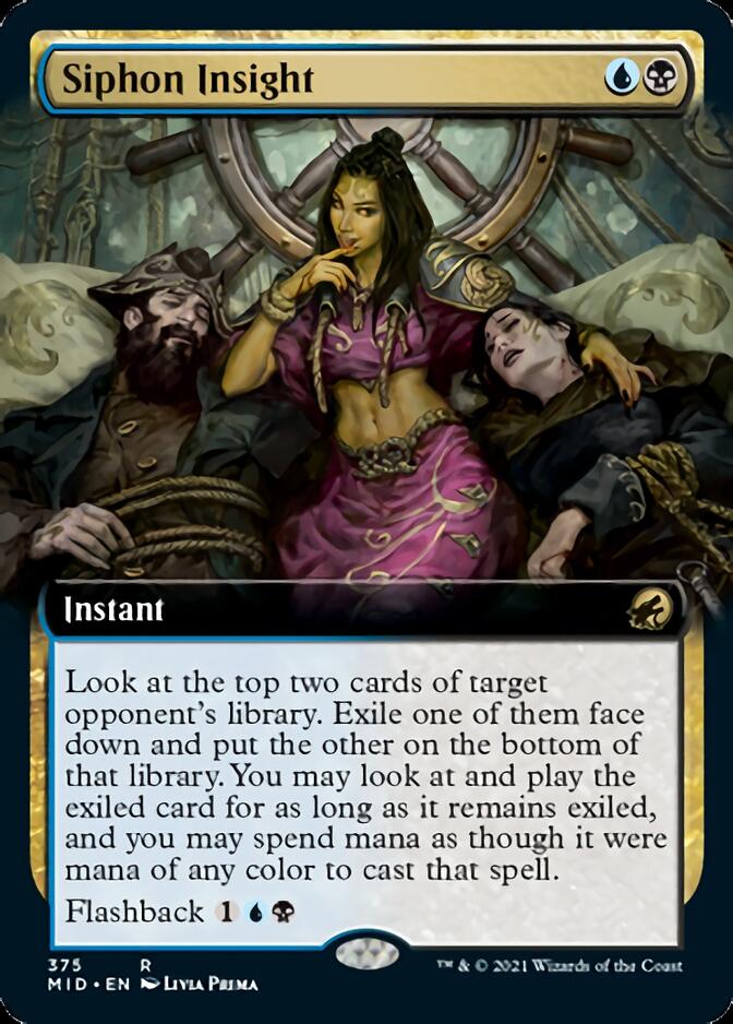 Siphon Insight (Extended Art) [Innistrad: Midnight Hunt] | Galactic Gamez