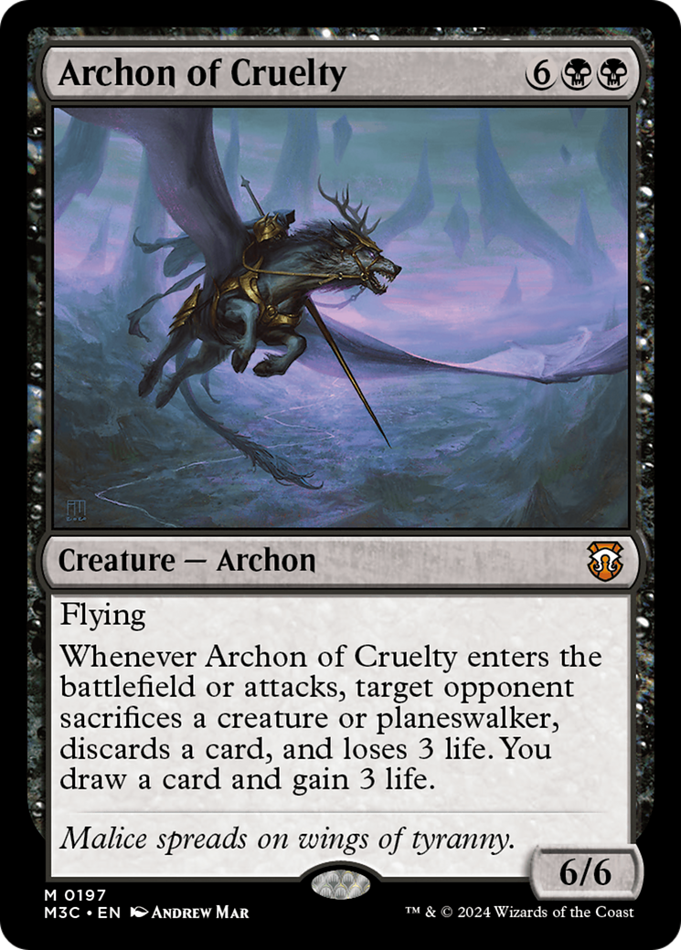 Archon of Cruelty [Modern Horizons 3 Commander] | Galactic Gamez