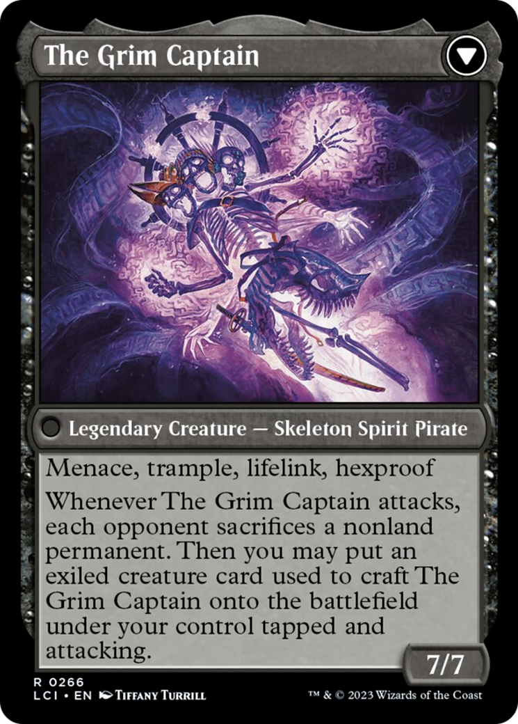 Throne of the Grim Captain // The Grim Captain [The Lost Caverns of Ixalan] | Galactic Gamez