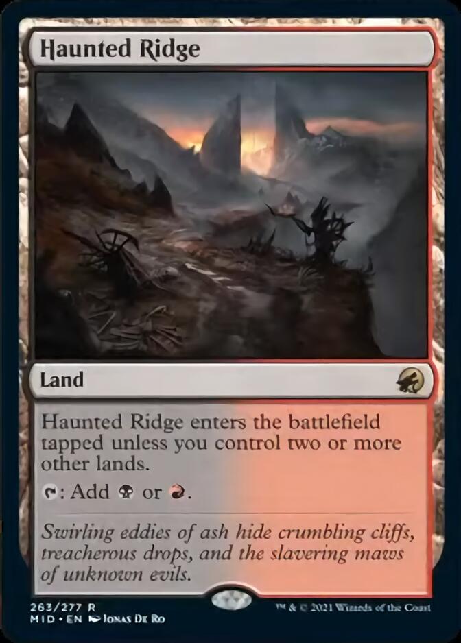 Haunted Ridge [Innistrad: Midnight Hunt] | Galactic Gamez