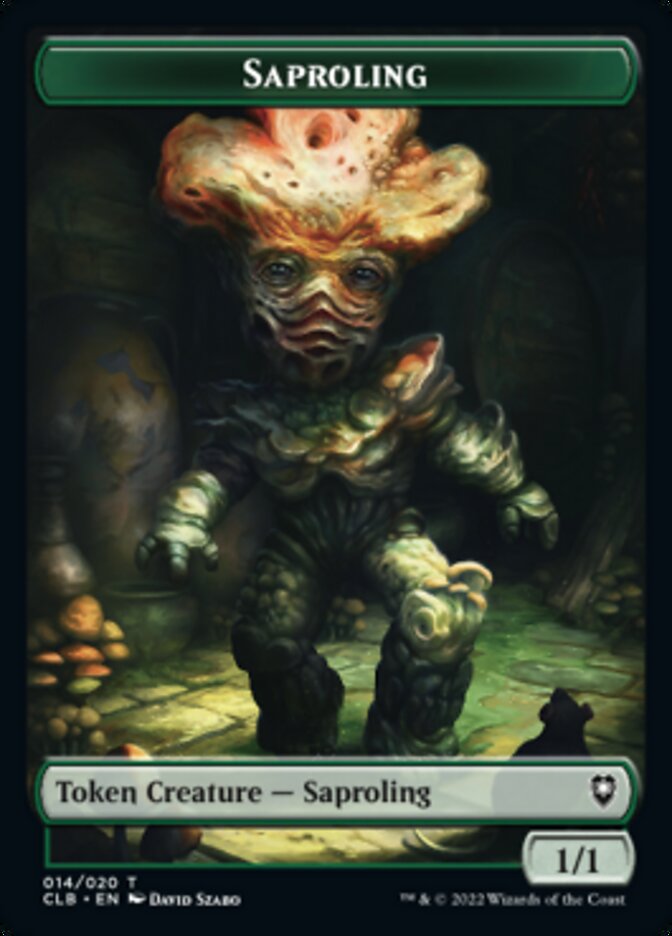 Saproling Token [Commander Legends: Battle for Baldur's Gate Tokens] | Galactic Gamez