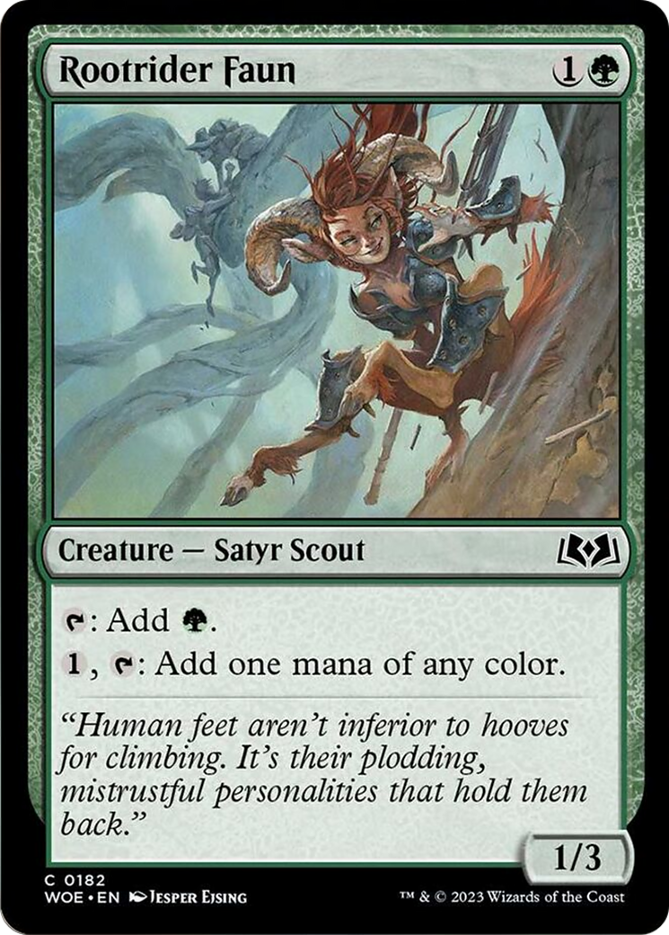 Rootrider Faun [Wilds of Eldraine] | Galactic Gamez