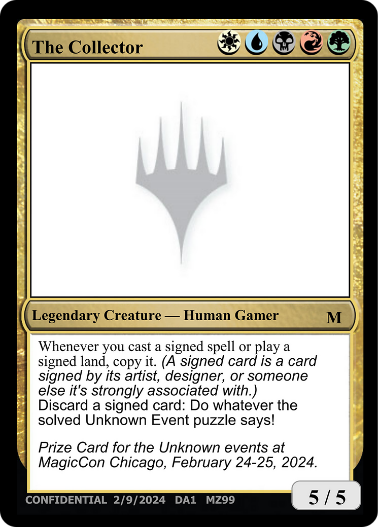 The Collector [Unknown Event] | Galactic Gamez