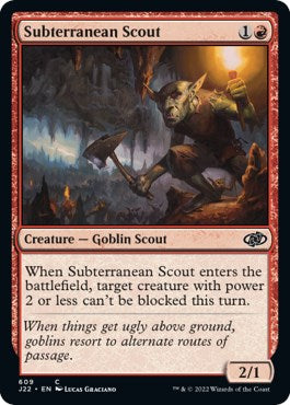 Subterranean Scout [Jumpstart 2022] | Galactic Gamez