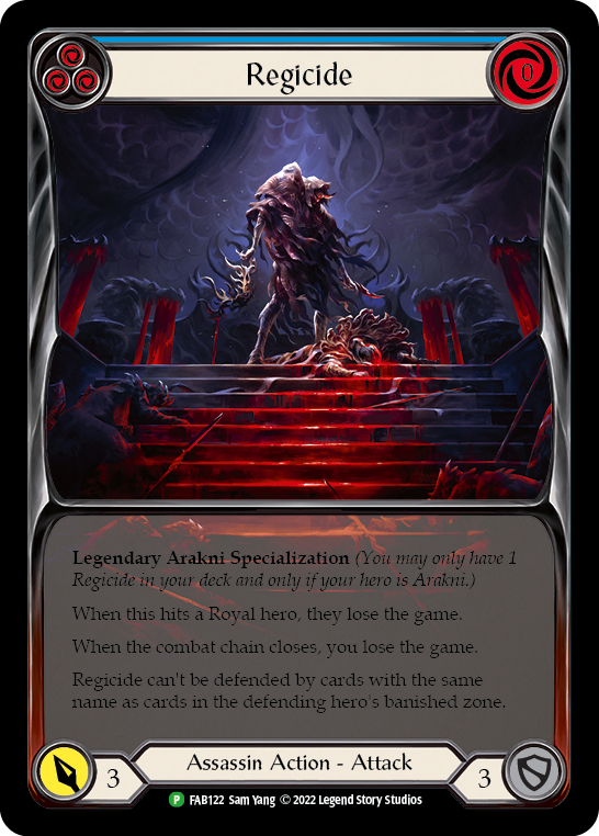 Regicide [FAB122] (Promo)  Rainbow Foil | Galactic Gamez