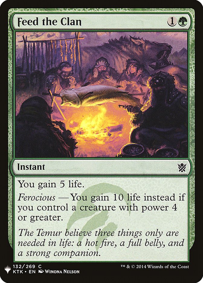 Feed the Clan [Mystery Booster] | Galactic Gamez