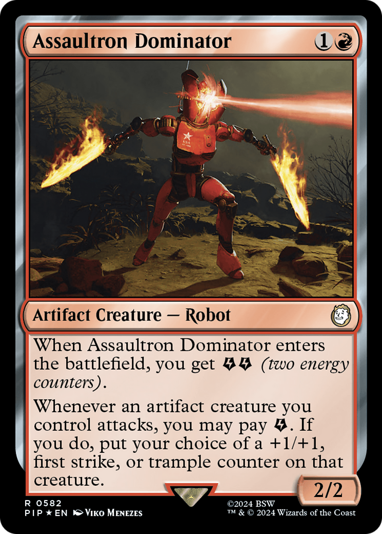 Assaultron Dominator (Surge Foil) [Fallout] | Galactic Gamez