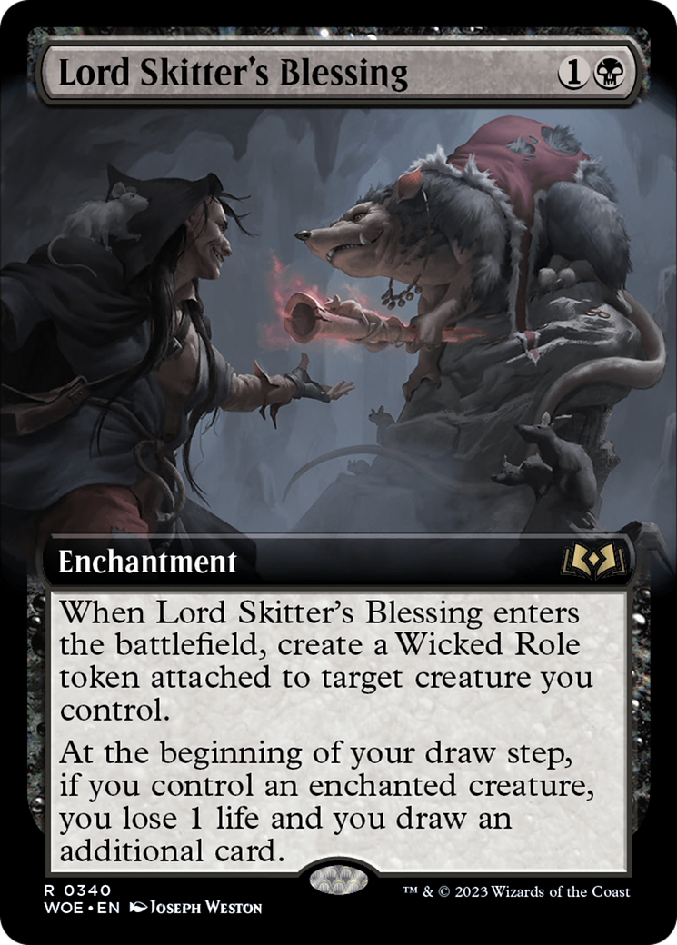 Lord Skitter's Blessing (Extended Art) [Wilds of Eldraine] | Galactic Gamez