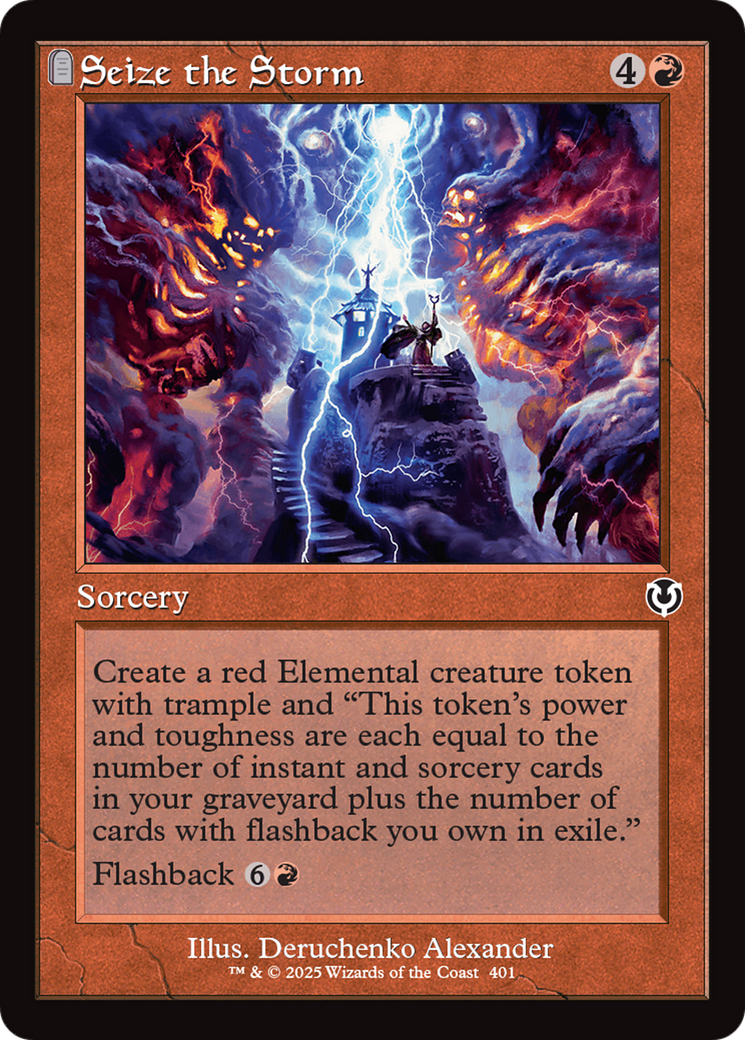 Seize the Storm (Retro Frame) [Innistrad Remastered] | Galactic Gamez