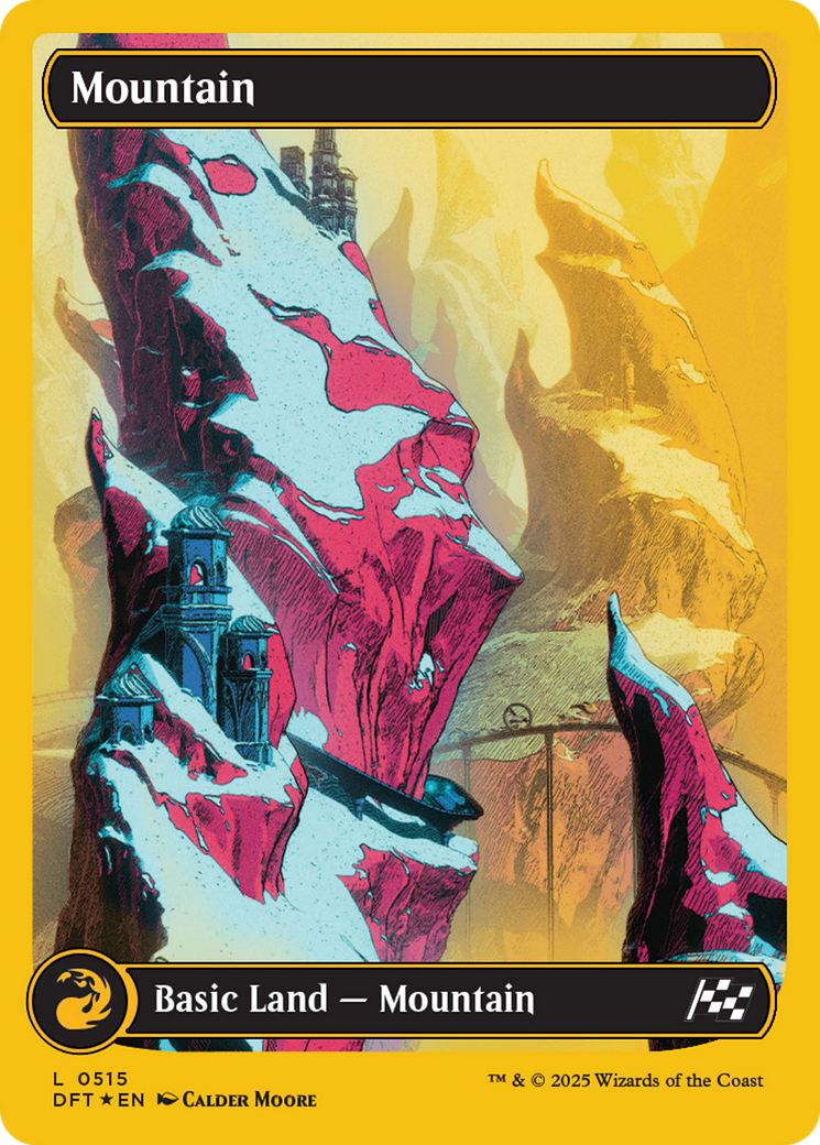 Mountain (0515) (First-Place Foil) [Aetherdrift] | Galactic Gamez
