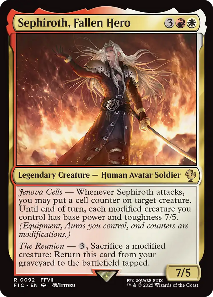 Sephiroth, Fallen Hero [FINAL FANTASY Commander] | Galactic Gamez