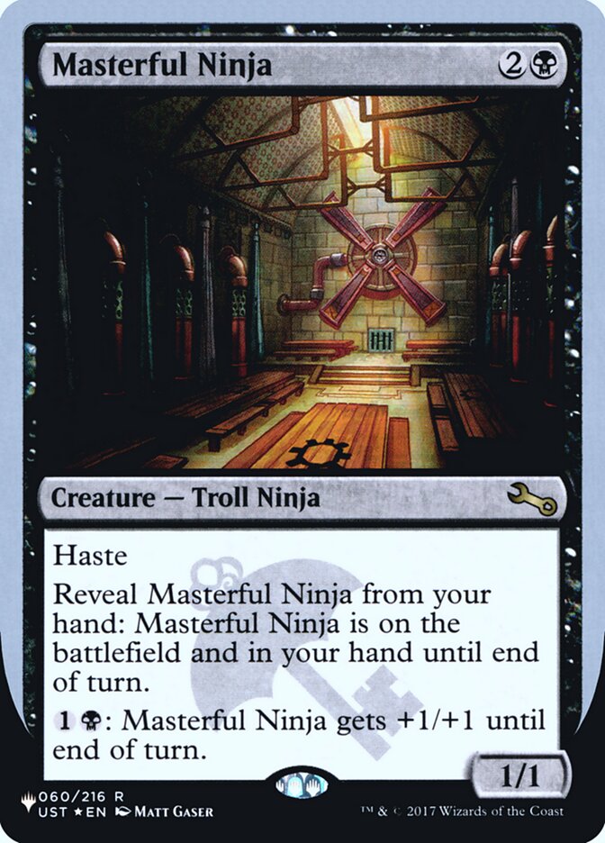 Masterful Ninja (Unfinity Foil Edition) [The List] | Galactic Gamez