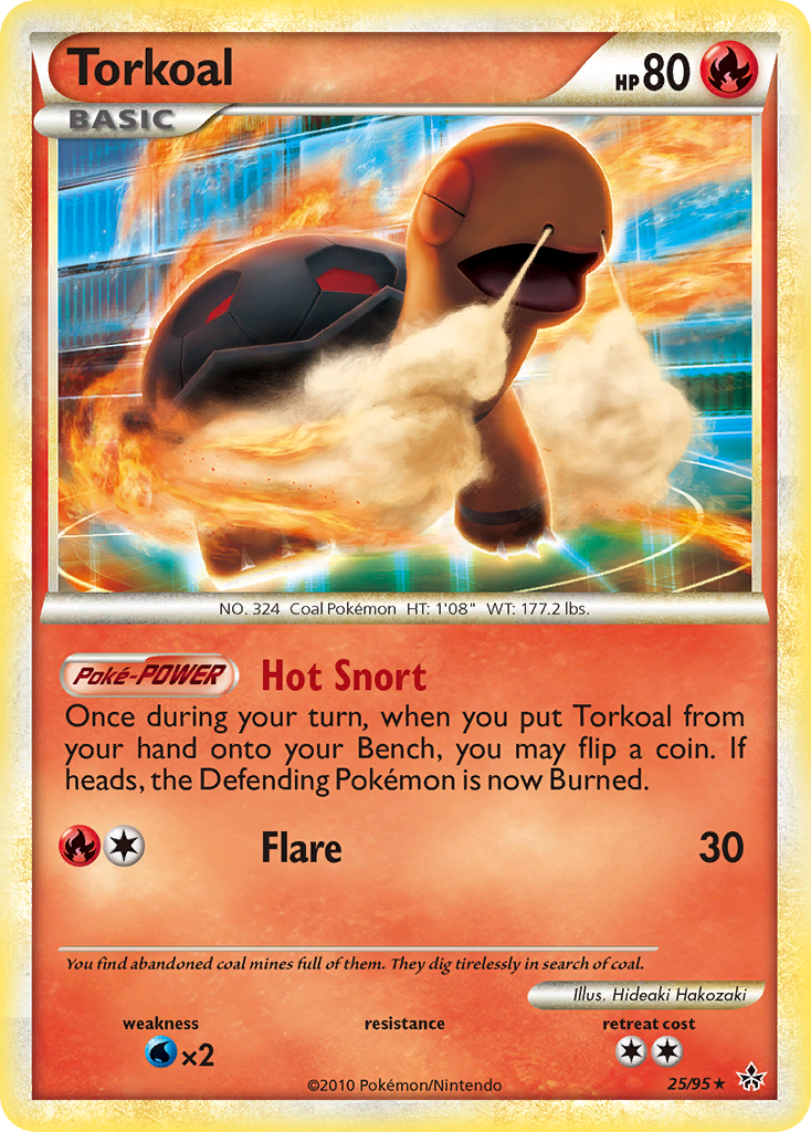 Torkoal (25/95) [HeartGold & SoulSilver: Unleashed] | Galactic Gamez