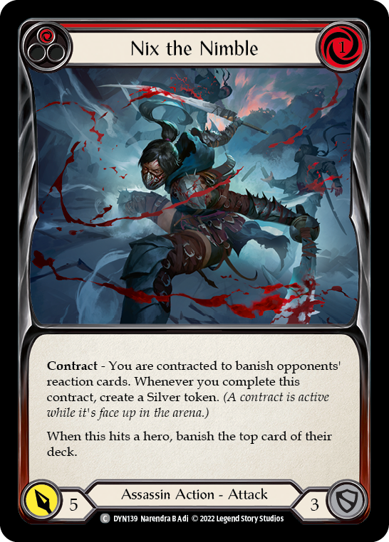 Nix the Nimble (Red) [DYN139] (Dynasty) | Galactic Gamez