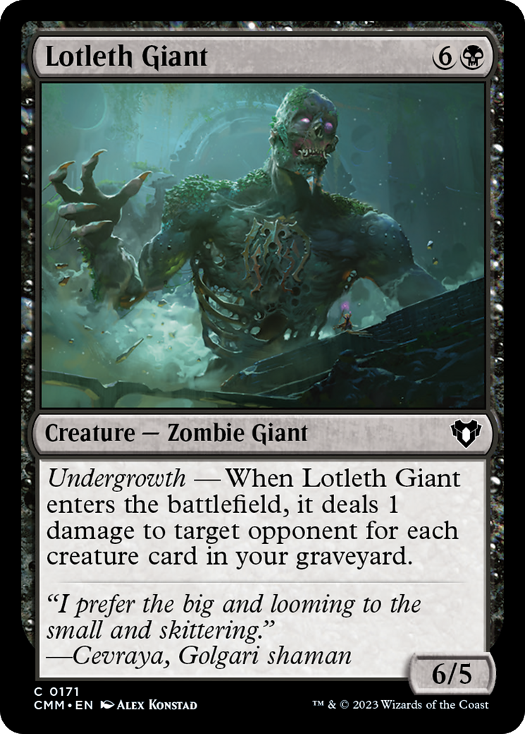 Lotleth Giant [Commander Masters] | Galactic Gamez