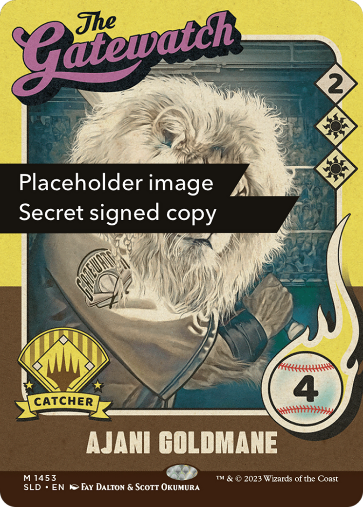 Ajani Goldmane (745) (Autographed) [Secret Lair Drop Series] | Galactic Gamez