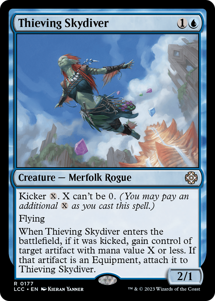 Thieving Skydiver [The Lost Caverns of Ixalan Commander] | Galactic Gamez