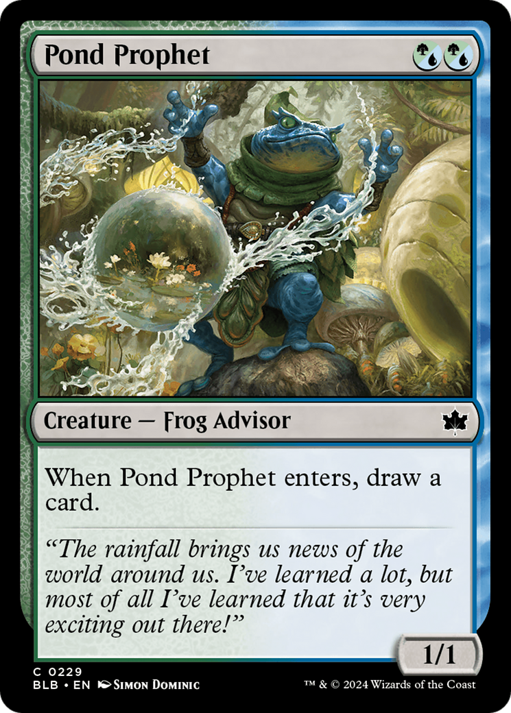 Pond Prophet [Bloomburrow] | Galactic Gamez