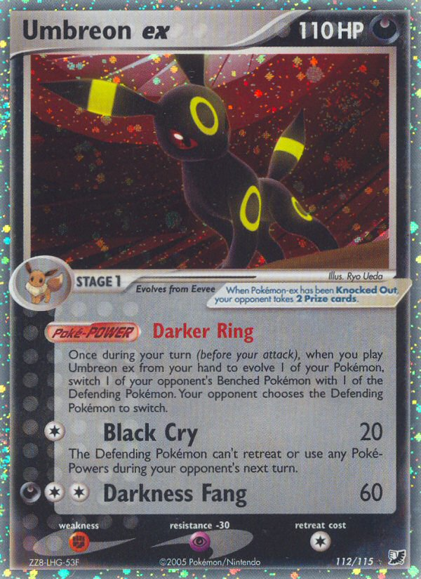 Umbreon ex (112/115) [EX: Unseen Forces] | Galactic Gamez